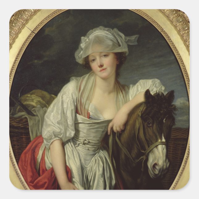 The Milkmaid Square Sticker (Front)
