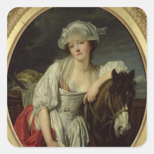 The Milkmaid Square Sticker