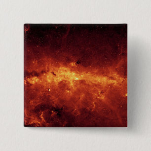 The Milky Way centre aglow with dust 2 Inch Square Button
