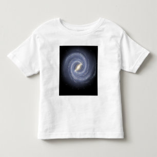The Milky Way Galaxy (annotated) Toddler T-shirt