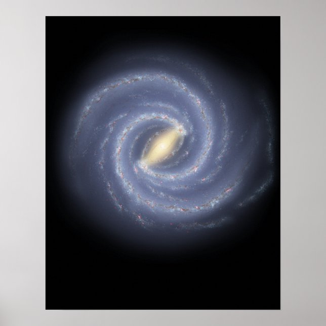 The Milky Way Galaxy Poster (Front)
