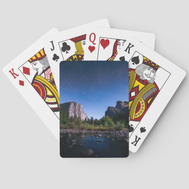 The Milky Way | Yosemite National Park Playing Cards (Back)