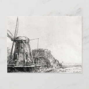 The Mill, 1641 Postcard