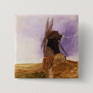 The Mill 2 Inch Square Button