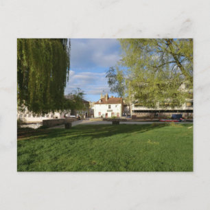 The Mill Pub and Mill Pond in Cambridge Postcard
