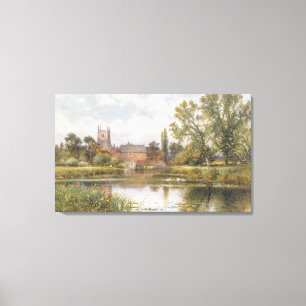 The Millpond, 1901 (oil on canvas) Canvas Print