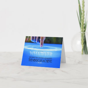 The Mind Can Conceive Motivational Card