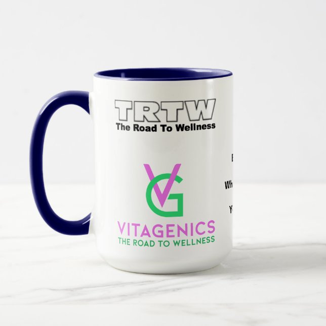 The Mind is Everything. Vitagenics Mug (Left)