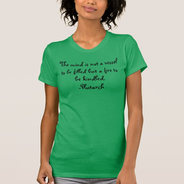 The Mind Plutarch Womens Tee (Front)