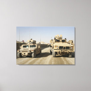 The Mine Resistant Ambush Protected Canvas Print