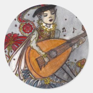 The Minstrel Classic Round Sticker