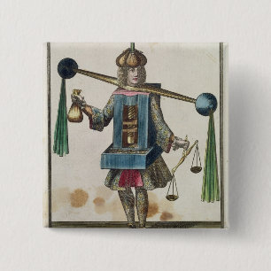 The Minter's Costume 2 Inch Square Button