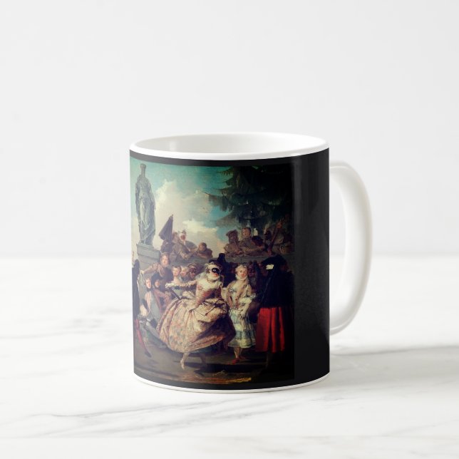 The Minuet - Giovanni Domenico Tiepolo Coffee Mug (Front Right)