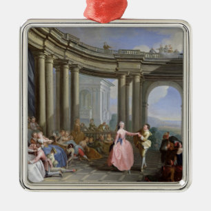 The Minuet Metal Ornament
