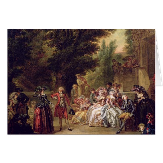 The Minuet under the Oak Tree, 1787 (Front Horizontal)