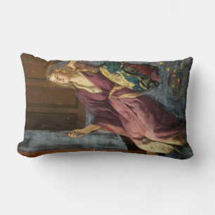 The Minx (by John Collier) Lumbar Pillow