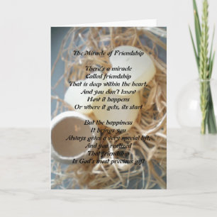 The Miracle of Friendship Card