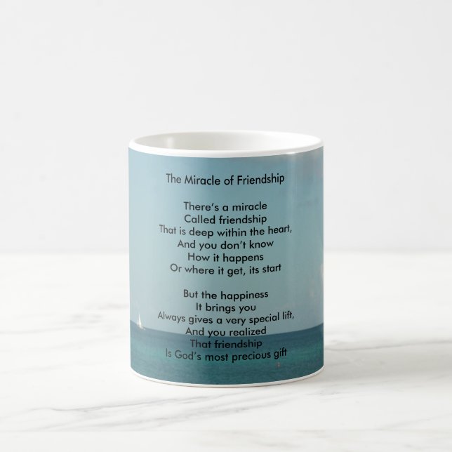 The Miracle of Friendship Coffee Mug (Center)