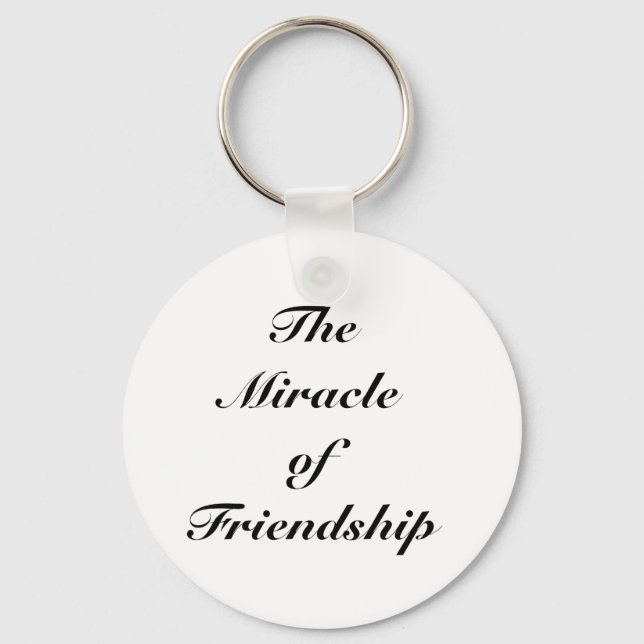 The Miracle of Friendship Keychain (Front)