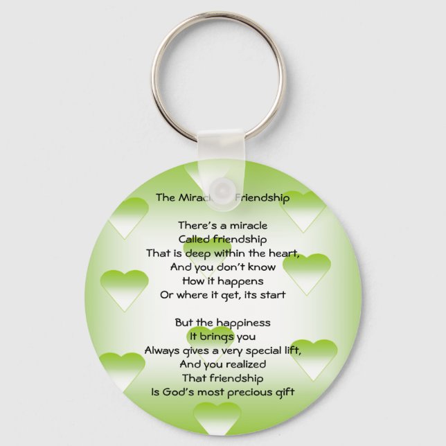 The Miracle of Friendship Keychain (Front)