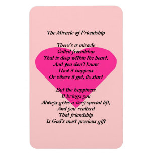 The Miracle of Friendship Magnet