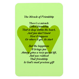 The Miracle of Friendship Magnet