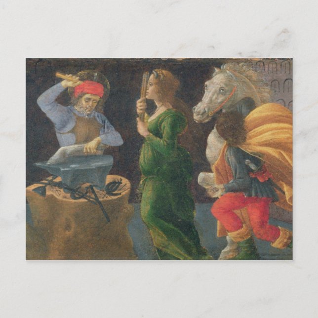 The Miracle of St. Eligius, predella panel from th Postcard (Front)