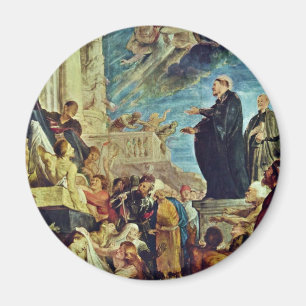 The Miracle Of St. Francis Xavier By Rubens Peter Magnet