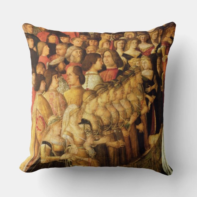 The Miracle of the Cross on San Lorenzo Bridge, de Throw Pillow (Front)