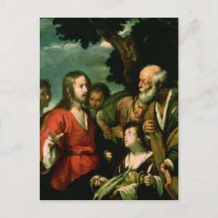 The Miracle of the Loaves and Fishes, c.1630 Postcard