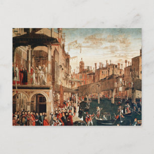 The Miracle of the Relic of the True Cross Postcard