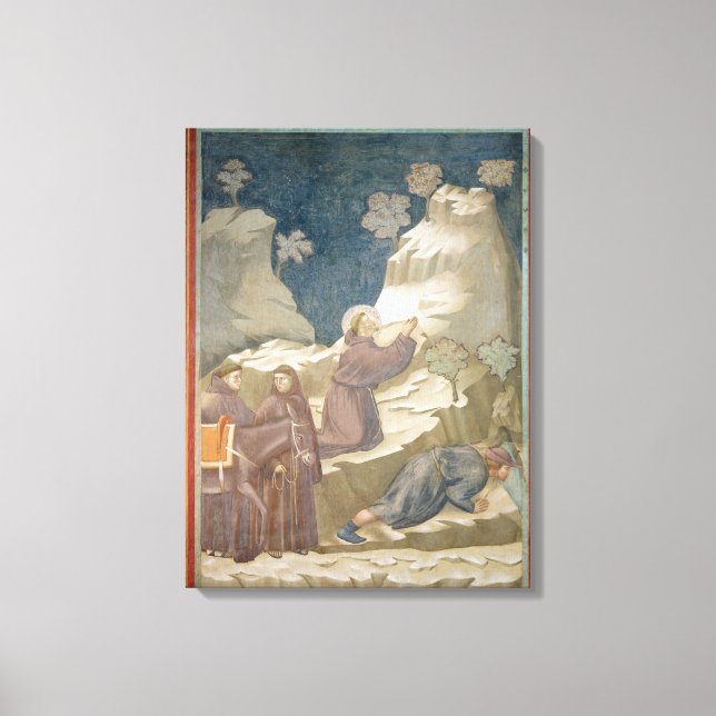 The Miracle of the Spring, 1297-99 Canvas Print (Front)