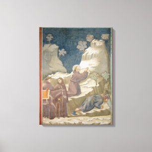 The Miracle of the Spring, 1297-99 Canvas Print