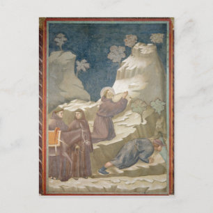 The Miracle of the Spring, 1297-99 Postcard