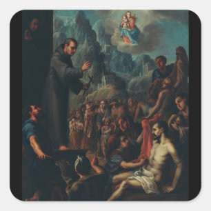 The Miracles of Saint Salvador of Horta Square Sticker