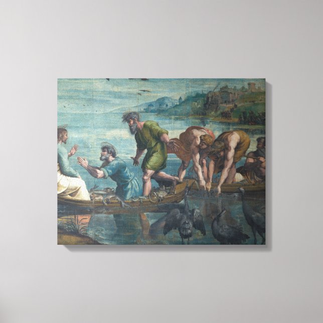 The Miraculous Catch of Fish Canvas Print (Front)