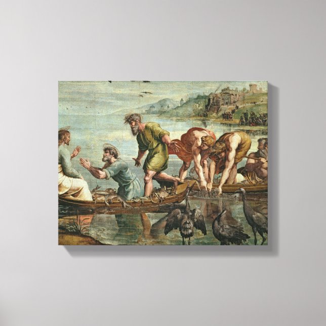 The Miraculous Draught of Fishes (cartoon for the Canvas Print (Front)