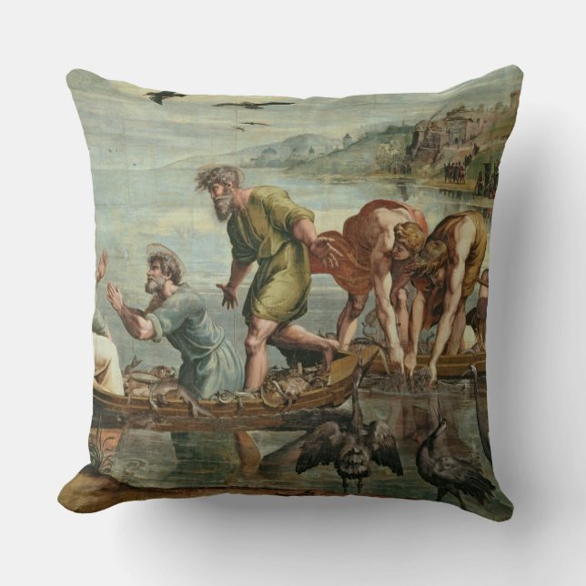 The Miraculous Draught of Fishes (cartoon for the Throw Pillow (Front)