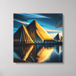 The mirage of Atlantis Canvas Print