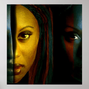 The Mirror Has Two faces Poster