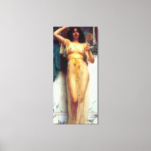 The Mirror ~ John William Godward Canvas Print