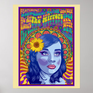 The Mirrors Band poster retro