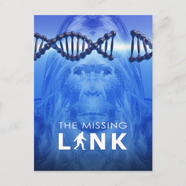The Missing Link Postcard (Front)