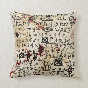 The Missing page Throw Pillow