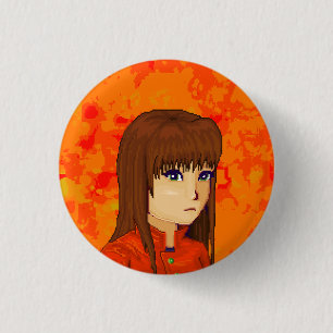 The Missing Piece (Coloured) - small pin-back 1 Inch Round Button