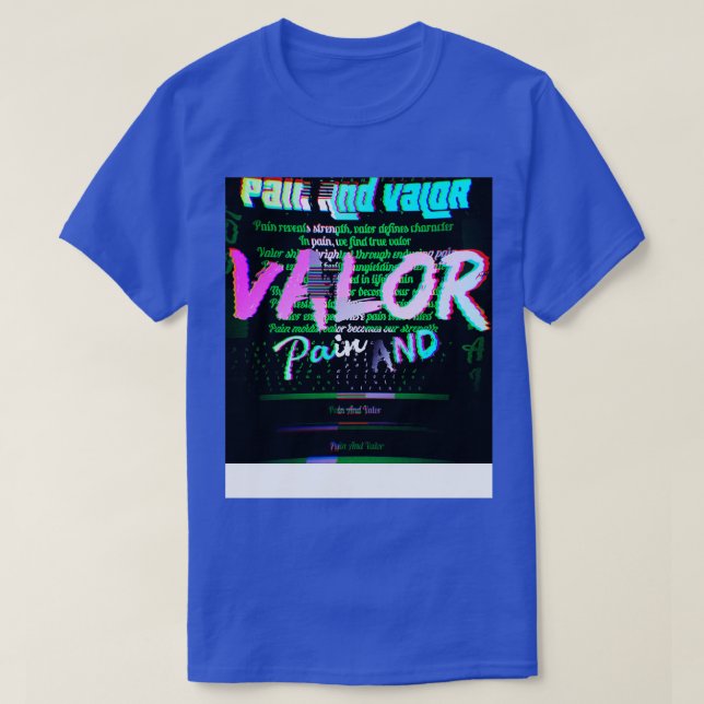 The Mission Pain And Valour TShirt (Design Front)