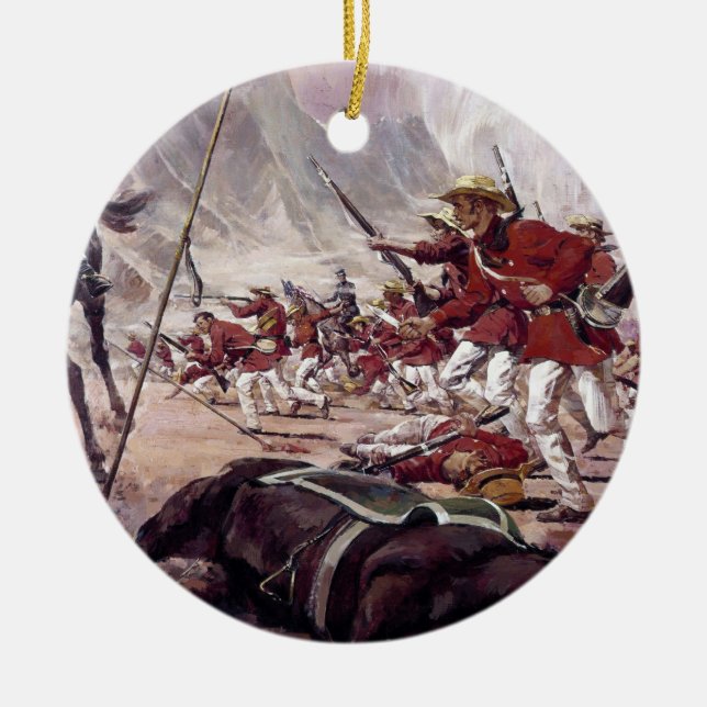 The Mississippi Rifles by Ken Riley Ceramic Ornament (Front)