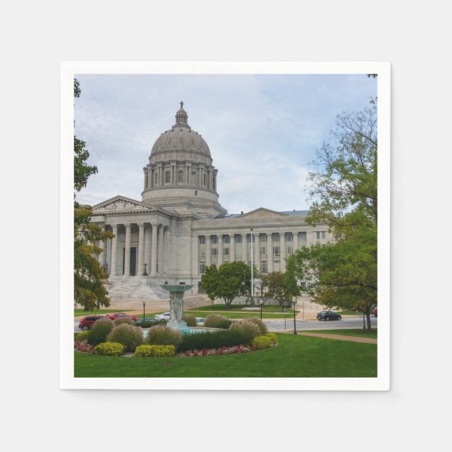 The Missouri Capitol Napkin (Front)