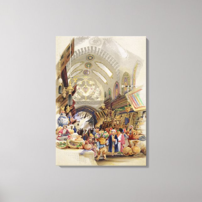 The Missr Tcharsky, or Egyptian Market, in Constan Canvas Print (Front)