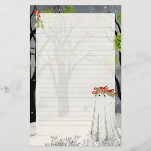 The Mistletoe Ghost Stationery
